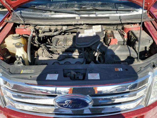 2FMDK38C47BB40326 - 2007 FORD EDGE SEL RED photo 12