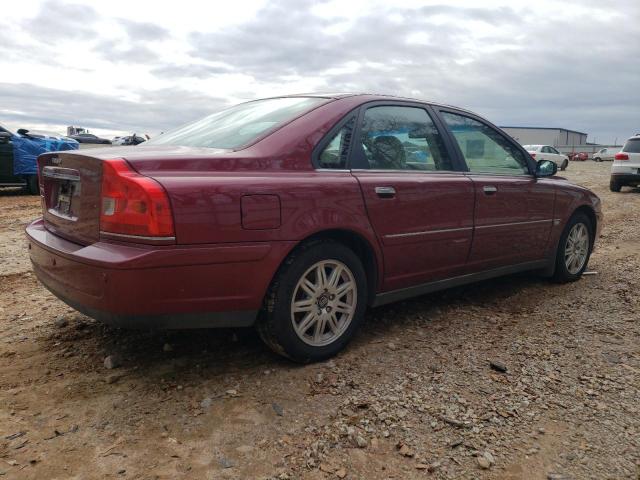 YV1TS592251414644 - 2005 VOLVO S80 2.5T MAROON photo 3