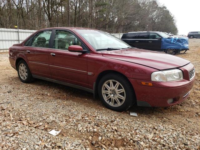 YV1TS592251414644 - 2005 VOLVO S80 2.5T MAROON photo 4