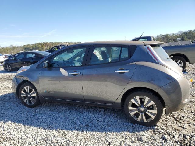 1N4AZ0CP1FC332951 - 2015 NISSAN LEAF S GRAY photo 2