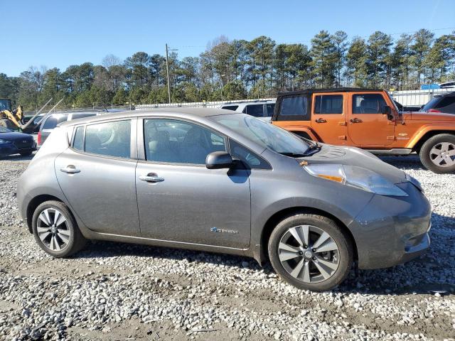 1N4AZ0CP1FC332951 - 2015 NISSAN LEAF S GRAY photo 4