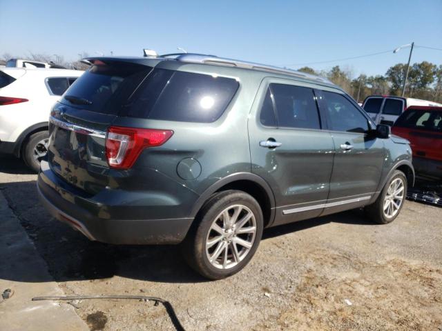 1FM5K8F84GGA98247 - 2016 FORD EXPLORER LIMITED GREEN photo 3