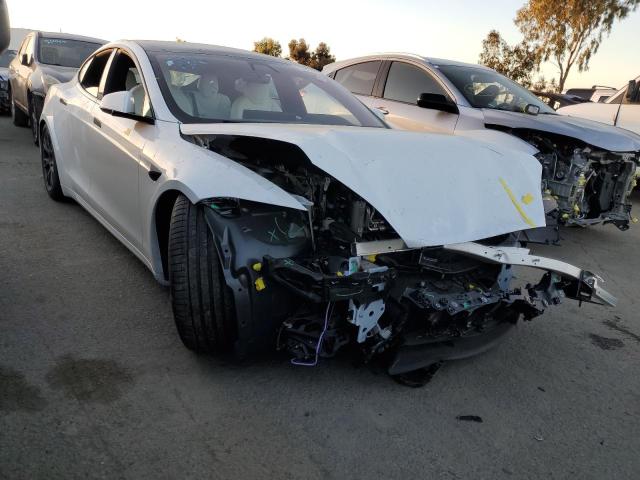 5YJSA1E51NF475505 - 2022 TESLA MODEL S WHITE photo 4