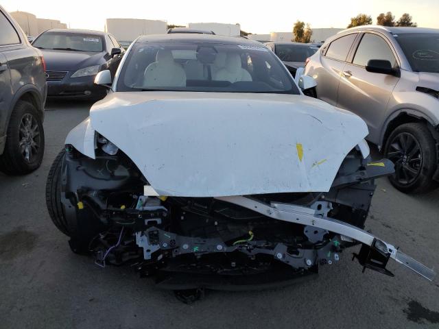 5YJSA1E51NF475505 - 2022 TESLA MODEL S WHITE photo 5