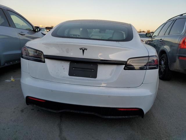 5YJSA1E51NF475505 - 2022 TESLA MODEL S WHITE photo 6