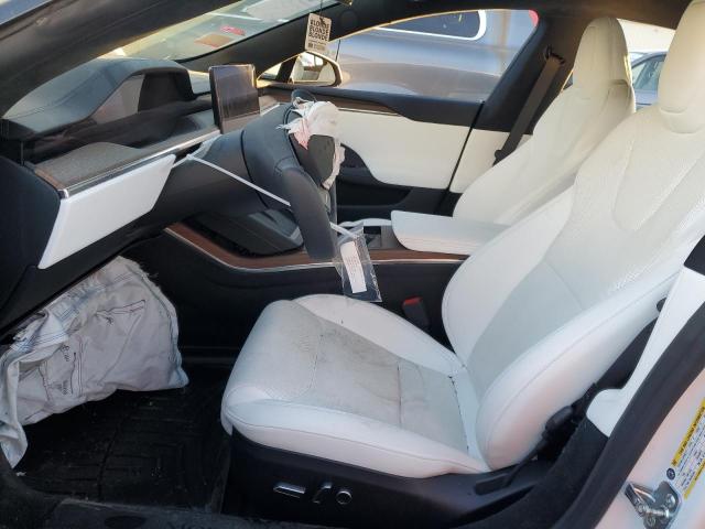 5YJSA1E51NF475505 - 2022 TESLA MODEL S WHITE photo 7