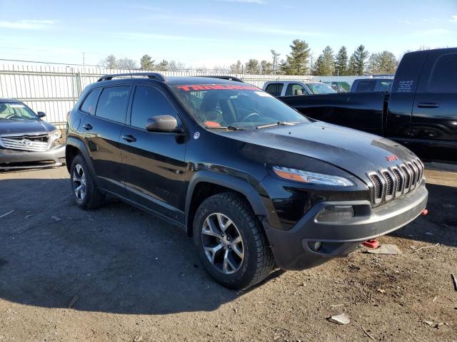 1C4PJMBS3EW201672 - 2014 JEEP CHEROKEE TRAILHAWK BLACK photo 4