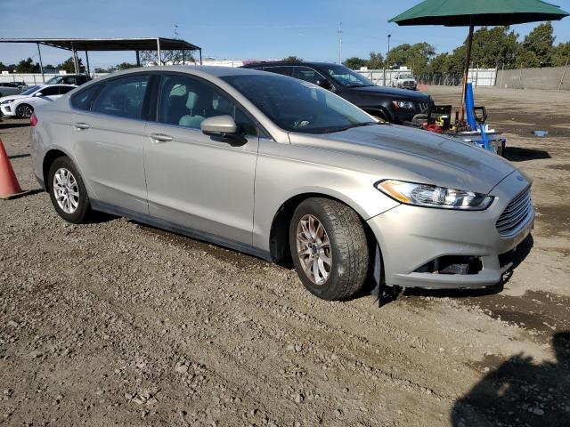 3FA6P0G79FR182627 - 2015 FORD FUSION S TAN photo 4