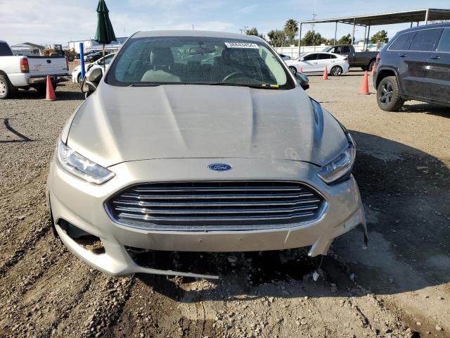 3FA6P0G79FR182627 - 2015 FORD FUSION S TAN photo 5