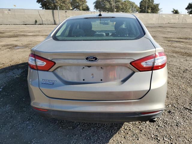 3FA6P0G79FR182627 - 2015 FORD FUSION S TAN photo 6