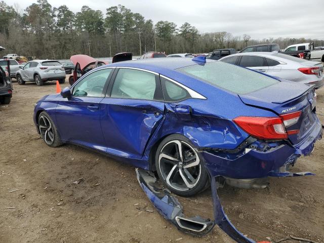 1HGCV2F3XLA022549 - 2020 HONDA ACCORD SPORT BLUE photo 2