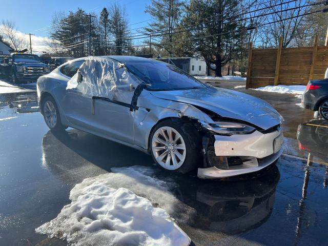 5YJSA1E28HF210641 - 2017 TESLA MODEL S SILVER photo 2