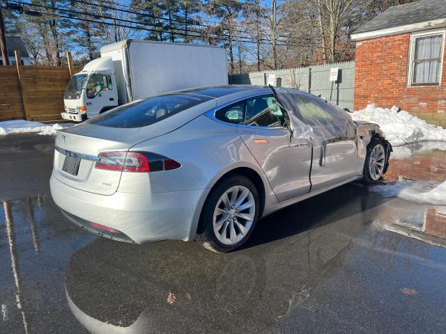 5YJSA1E28HF210641 - 2017 TESLA MODEL S SILVER photo 4