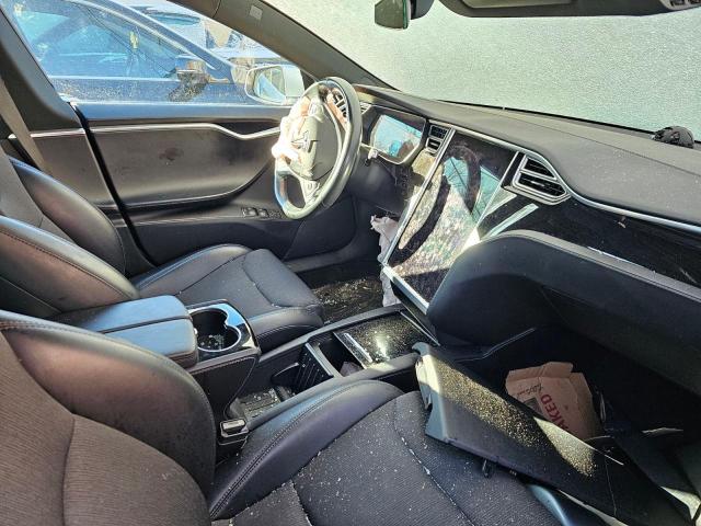 5YJSA1E28HF210641 - 2017 TESLA MODEL S SILVER photo 5