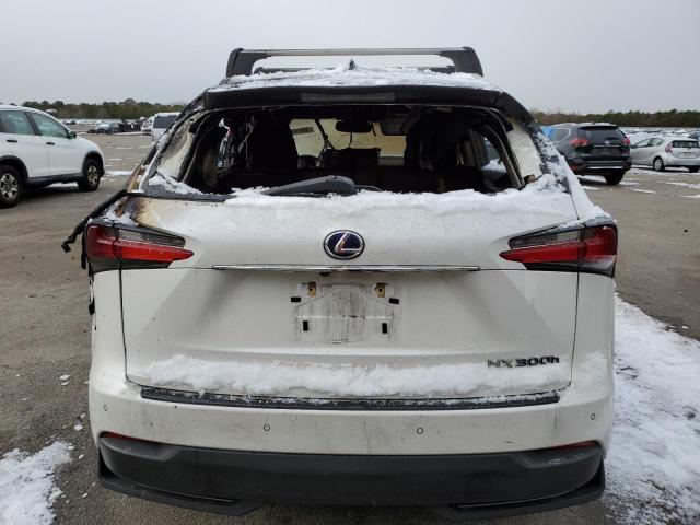 JTJBJRBZ6H2066989 - 2017 LEXUS NX 300H WHITE photo 6