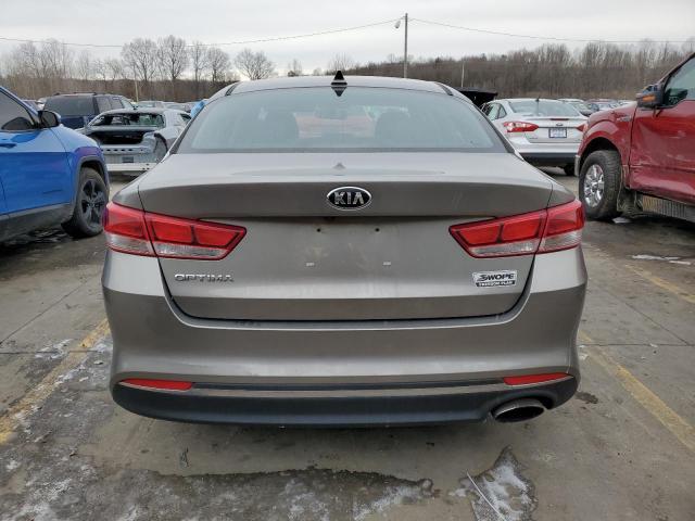 5XXGT4L31HG171188 - 2017 KIA OPTIMA LX GRAY photo 6