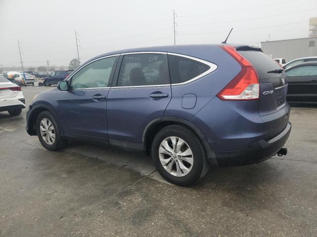 5J6RM3H59CL004784 - 2012 HONDA CR-V EX BLUE photo 2