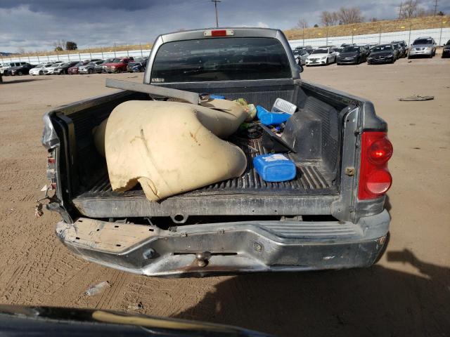 1D7HE22K76S516955 - 2006 DODGE DAKOTA ST GRAY photo 6