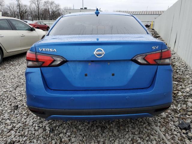 3N1CN8EV3ML834325 - 2021 NISSAN VERSA SV BLUE photo 6