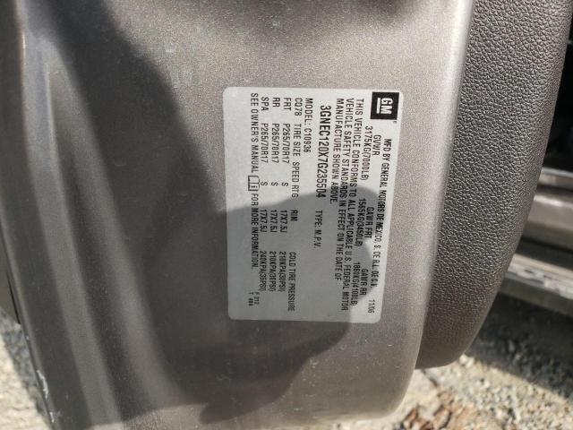 3GNEC120X7G235504 - 2007 CHEVROLET AVALANCHE C1500 GRAY photo 12