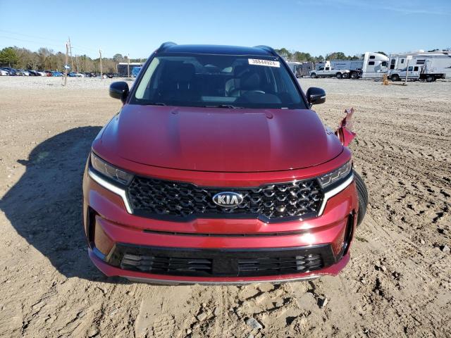 5XYRK4LF5MG035254 - 2021 KIA SORENTO SX RED photo 5