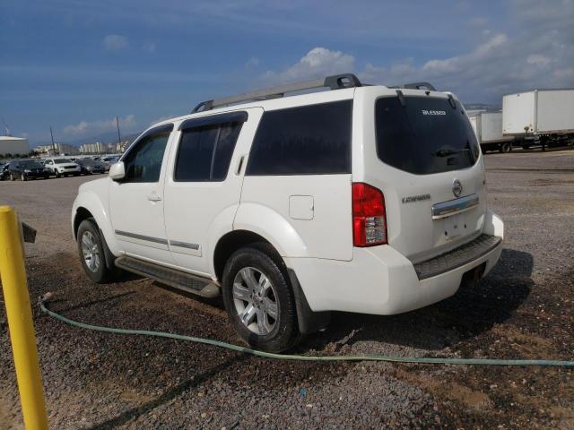 5N1AR18U98C608936 - 2008 NISSAN PATHFINDER S WHITE photo 2