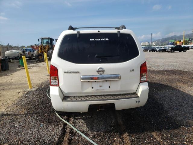 5N1AR18U98C608936 - 2008 NISSAN PATHFINDER S WHITE photo 6