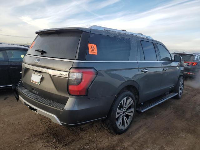 1FMJK1MT8LEA29497 - 2020 FORD EXPEDITION MAX PLATINUM GRAY photo 3