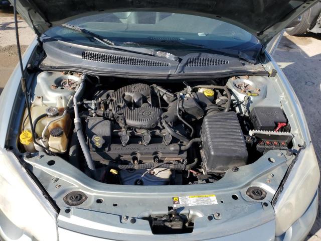 1C3EL55R36N259213 - 2006 CHRYSLER SEBRING TOURING SILVER photo 11