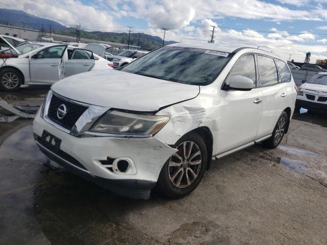 5N1AR2MN2EC677810 - 2014 NISSAN PATHFINDER S WHITE photo 1