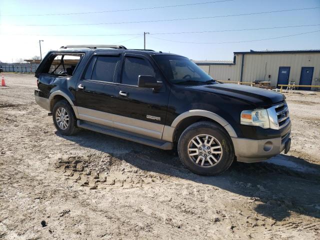 1FMFK17587LA13482 - 2007 FORD EXPEDITION EL EDDIE BAUER BLACK photo 4