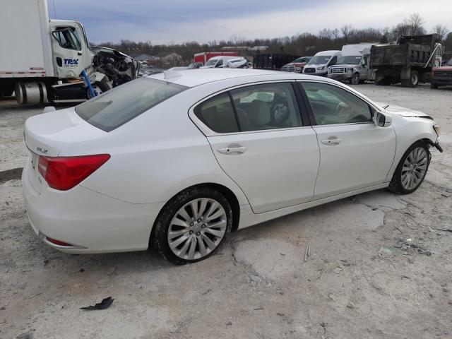 JH4KC1F57EC007637 - 2014 ACURA RLX TECH WHITE photo 3