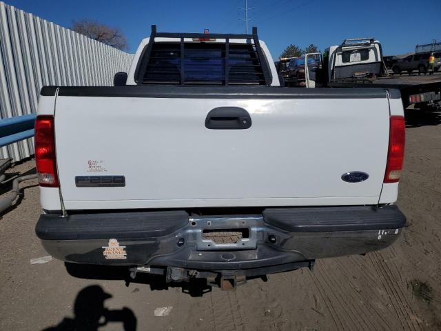 1FTNF20596EB03411 - 2006 FORD F250 SUPER DUTY WHITE photo 6