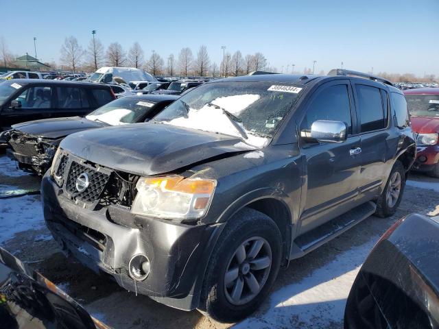 5N1AA0ND7BN606457 - 2011 NISSAN ARMADA SV GRAY photo 1