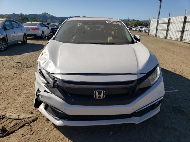 JHMFC1F71KX013280 - 2019 HONDA CIVIC EXL WHITE photo 5