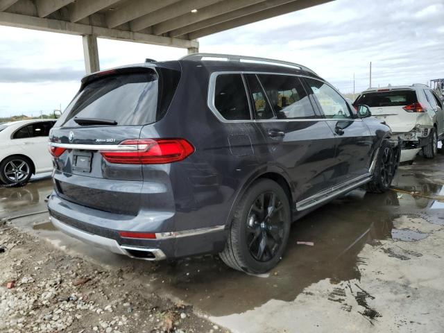 5UXCX4C58KLS38315 - 2019 BMW X7 XDRIVE50I CHARCOAL photo 3