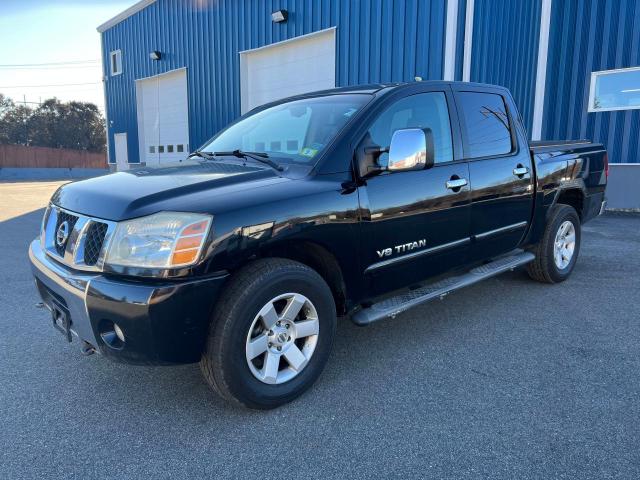 1N6AA07B55N509016 - 2005 NISSAN TITAN XE BLACK photo 2