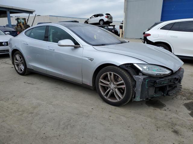 5YJSA1H17EFP60783 - 2014 TESLA MODEL S ვერცხლისფერი ფოტო 4