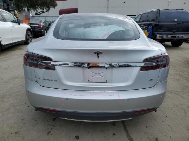 5YJSA1H17EFP60783 - 2014 TESLA MODEL S SILVER photo 6