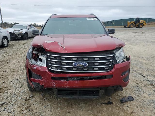 1FM5K7B81GGC82478 - 2016 FORD EXPLORER RED photo 5