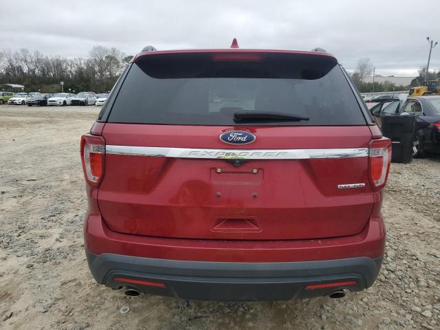 1FM5K7B81GGC82478 - 2016 FORD EXPLORER RED photo 6