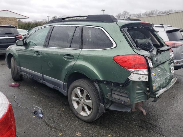 4S4BRBKC1D3305685 - 2013 SUBARU OUTBACK 2.5I LIMITED GREEN photo 2