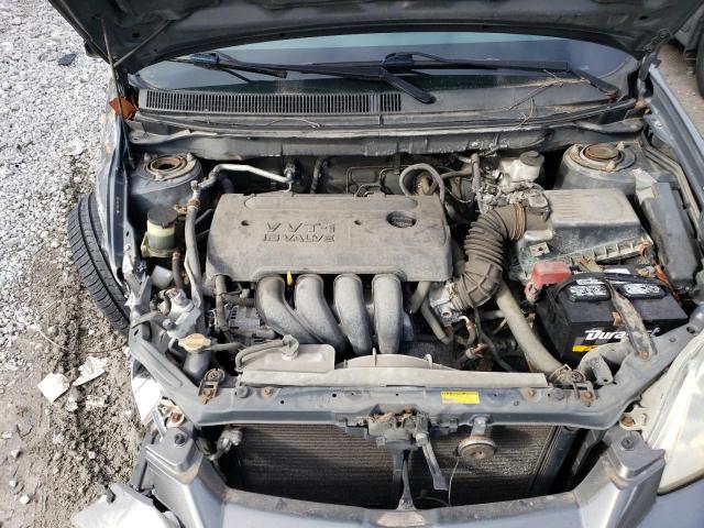 2T1KR30E36C557995 - 2006 TOYOTA COROLLA MA XR GRAY photo 11