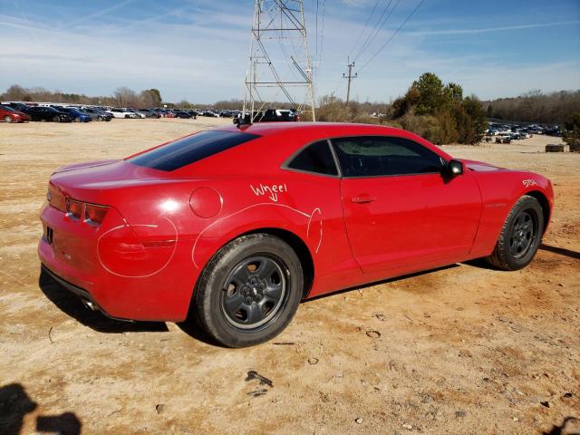 2G1FA1ED2B9127701 - 2011 CHEVROLET CAMARO LS RED photo 3