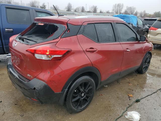 3N1CP5CV8LL555480 - 2020 NISSAN KICKS SV RED photo 3