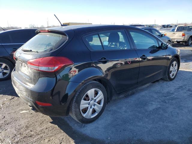 KNAFK5A89G5648517 - 2016 KIA FORTE LX BLACK photo 3