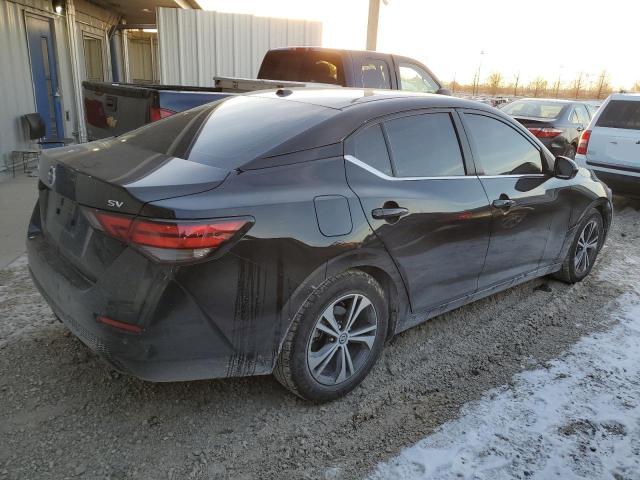 3N1AB8CV8NY243107 - 2022 NISSAN SENTRA SV BLACK photo 3