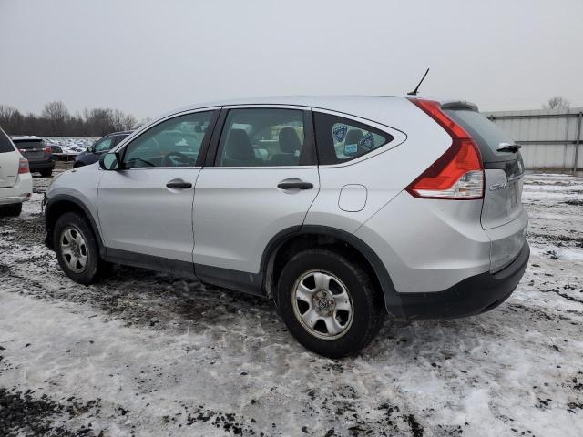 2HKRM4H3XDH669449 - 2013 HONDA CR-V LX SILVER photo 2