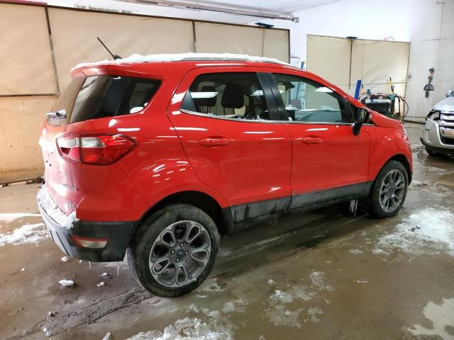 MAJ6S3KL6KC256941 - 2019 FORD ECOSPORT TITANIUM RED photo 3