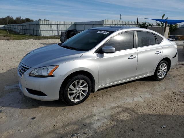 3N1AB7AP2FY383556 - 2015 NISSAN SENTRA S SILVER photo 1